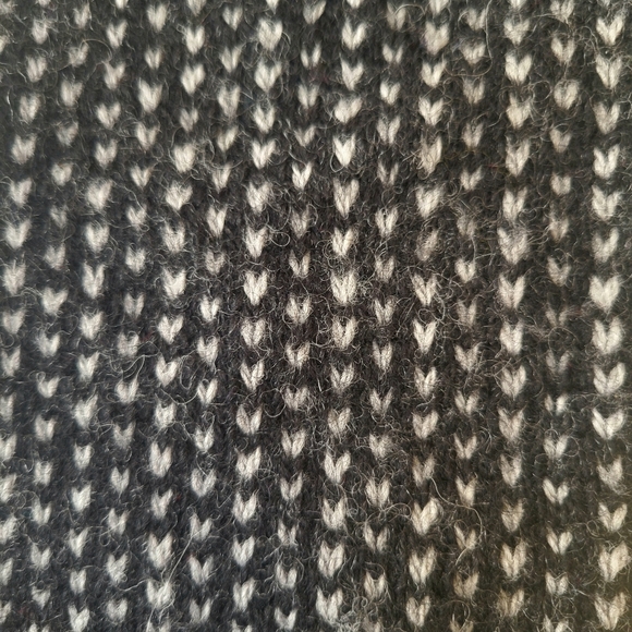 Northern Isles Wool Purple and Black Cardigan Sweater - Picture 11 of 16